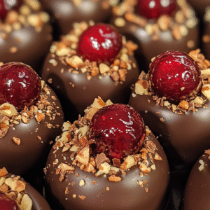 Chocolate Cherry Whiskey Pearls picture