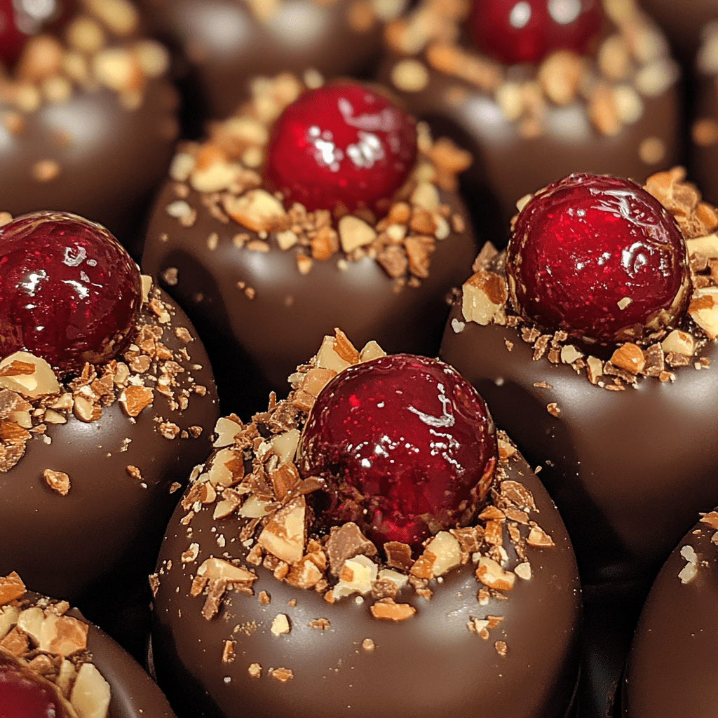 Chocolate Cherry Whiskey Pearls picture